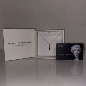 Zales Marilyn Monroe Lipstick Necklace